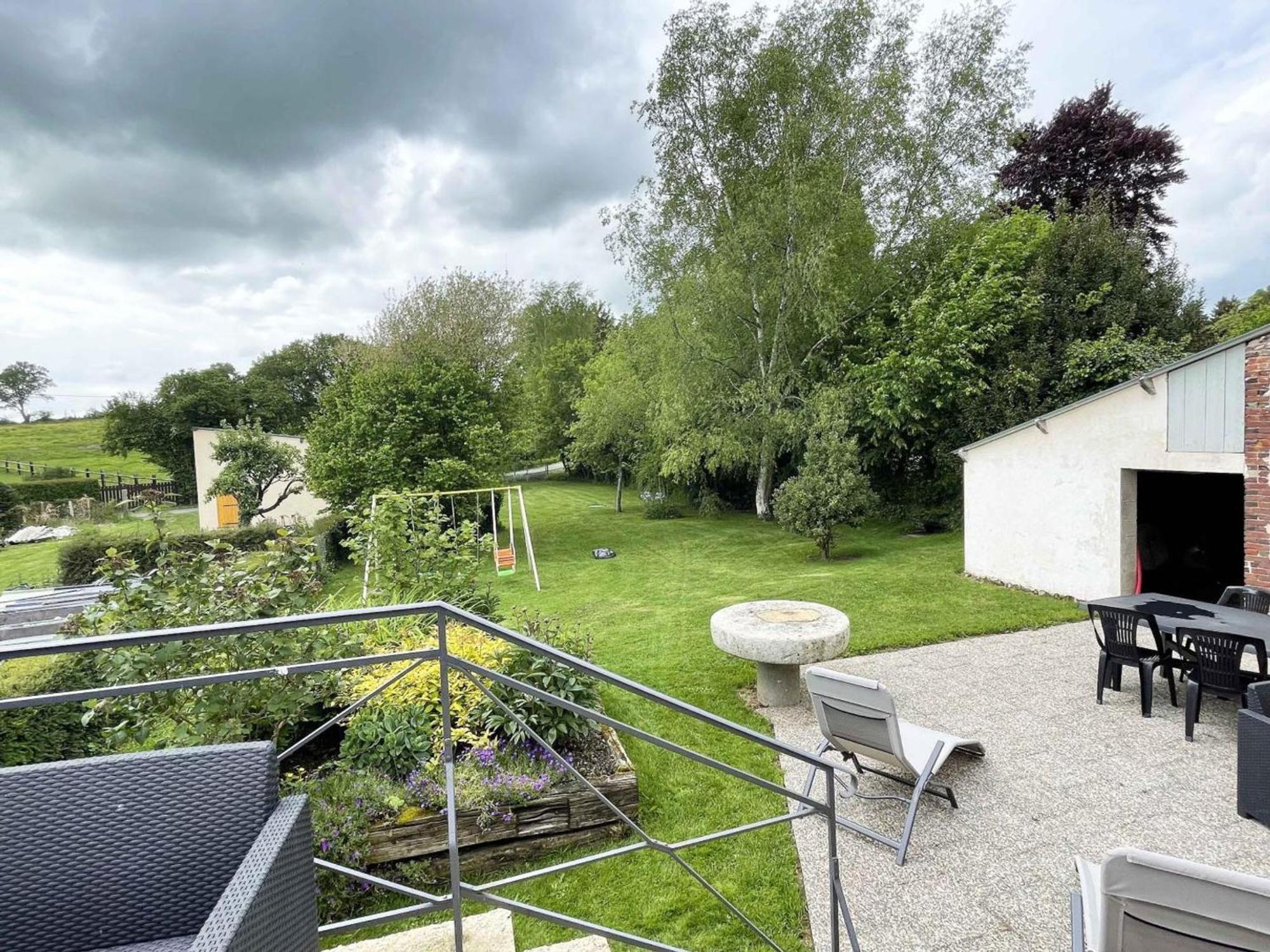 Maison Percheronne Spacieuse Avec Billard, Babyfoot, Et Jardin Clos, Animaux Bienvenus ! - Fr-1-497-65 La Mesniere Exteriér fotografie